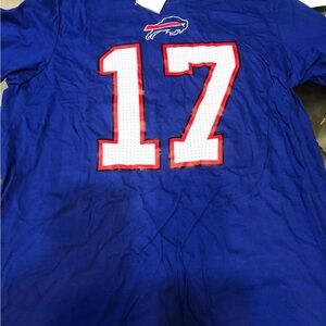 Buffalo Bills Blue Sports Jersey with Number 17